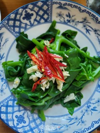 油泼木耳菜的做法步骤：5