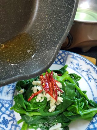 油泼木耳菜的做法步骤：7