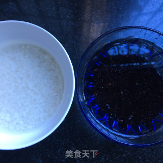 紫米糯米粥的做法步骤：3