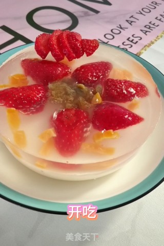 简单的双层牛奶果冻的做法步骤：8
