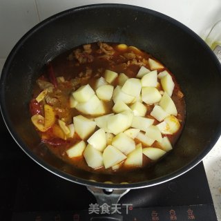 土豆炖牛腩的做法步骤：8