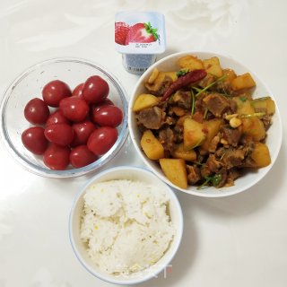 土豆炖牛腩的做法步骤：12