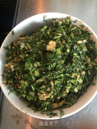 茴香鸡蛋水饺的做法步骤：5