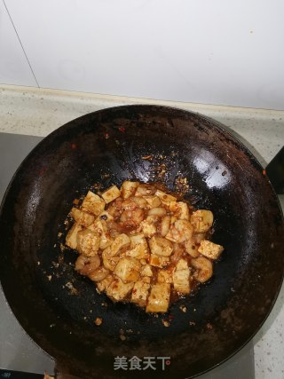 虾仁烧豆腐的做法步骤：7
