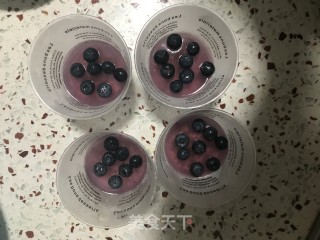 多彩蓝莓果冻的做法步骤：7