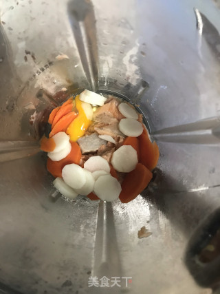 芝士三文鱼蒸糕的做法步骤：4