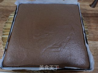 摩卡咸奶油蛋糕卷的做法步骤：13