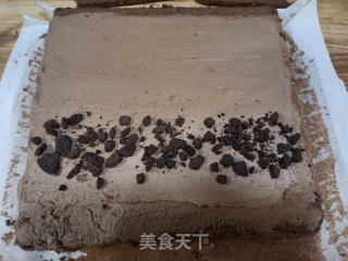 摩卡咸奶油蛋糕卷的做法步骤：17
