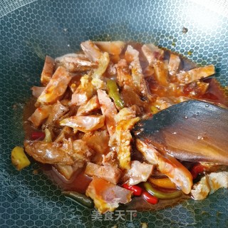 爆炒熟牛腩的做法步骤：6