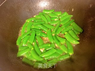清炒甜豌豆的做法步骤：5