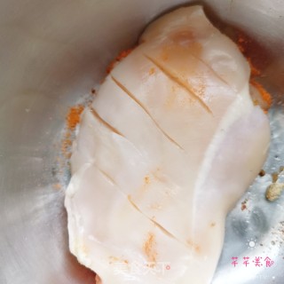 香煎奥尔良鸡排的做法步骤：2