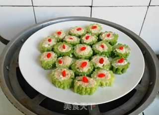 苦瓜豆腐的做法步骤：2