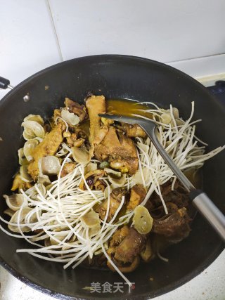 东北鸡肉炖土豆干粉条的做法步骤：9
