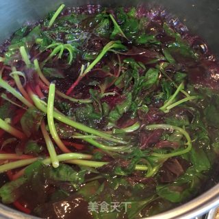 蒜蓉拌苋菜的做法步骤：3