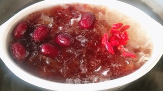 桃胶银耳糖水的做法步骤：4