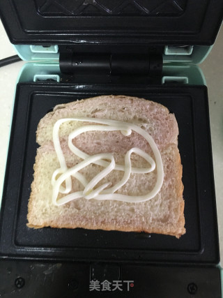 双色鸡蛋肉松吐司的做法步骤：3