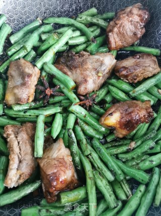 排骨豆角焖面的做法步骤：4