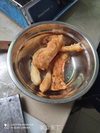 麦片炸油条的做法步骤：6