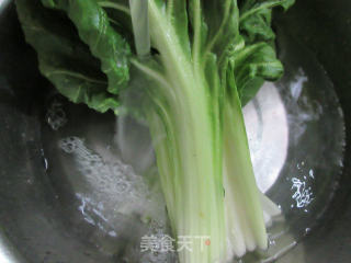 香糕炒君叠菜的做法步骤：2