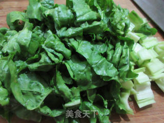 香糕炒君叠菜的做法步骤：3