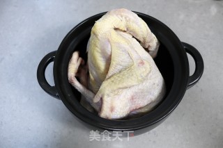 干贝鸡汤的做法步骤：1