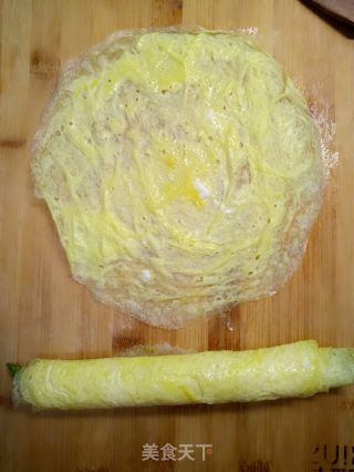 芦笋厚蛋烧的做法步骤：7