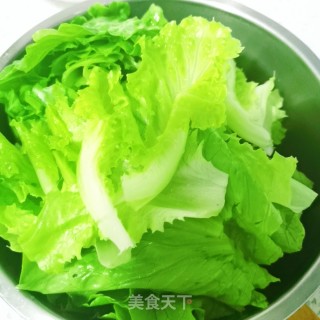 炝炒生菜的做法步骤：4