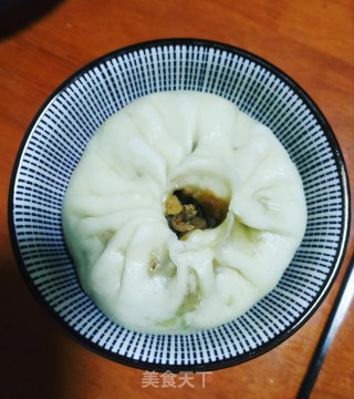 鸡胸肉香菇包子的做法步骤：8