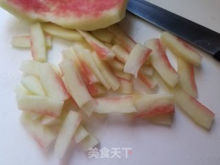 凉拌西瓜皮的做法步骤：3