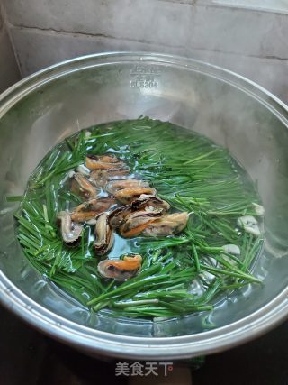 青口韭菜汤的做法步骤：9