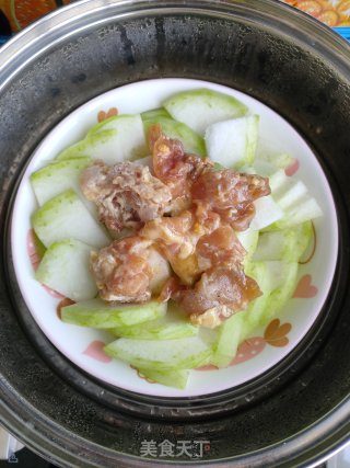 鸡肉蒸冬瓜的做法步骤：5