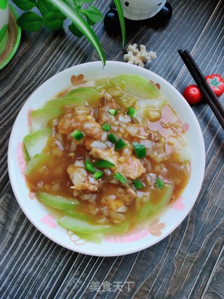 鸡肉蒸冬瓜的做法步骤：12