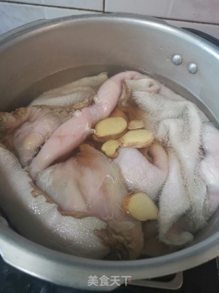 卤牛肚—附牛肚的清洗方法的做法步骤：8