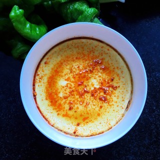 酸辣胡萝卜蛋羹的做法步骤：10
