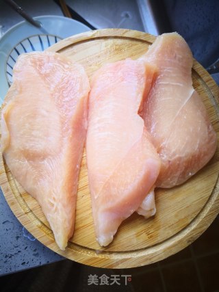 黑胡椒孜然鸡排的做法步骤：1