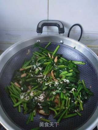 菠菜肉丝的做法步骤：7