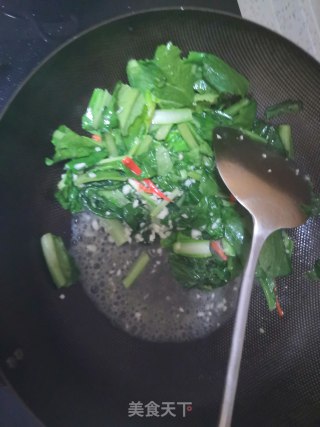 蚝油小白菜的做法步骤：4