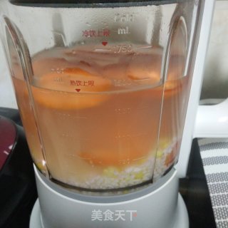 胡萝卜双米汁的做法步骤：4