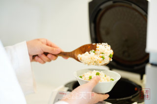 豌豆煮饭 春韵回甘——粒粒豌豆饭的做法步骤：7