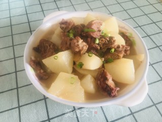 腊鸭腿焖萝卜的做法步骤：11
