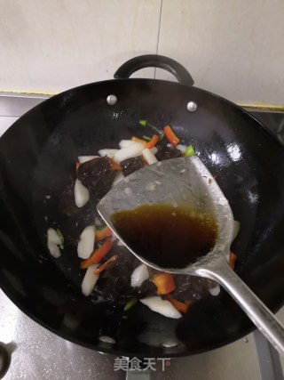 醋溜三蔬的做法步骤：7