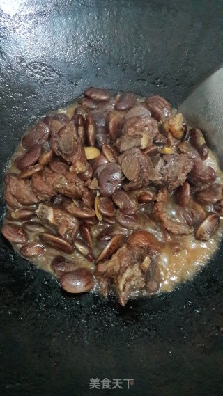排骨炖大花豆的做法步骤：11