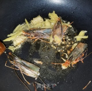 黑虎虾遇见乌冬面的做法步骤：7