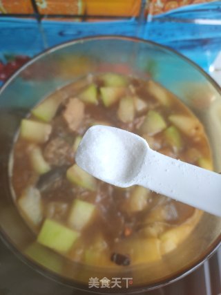 卤肉冬瓜炖粉皮的做法步骤：11