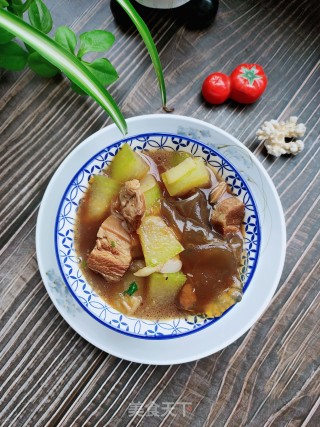卤肉冬瓜炖粉皮的做法步骤：13