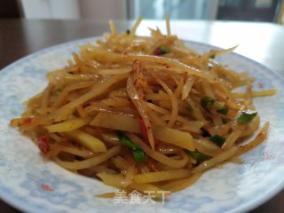 酸辣土豆丝的做法步骤：7
