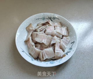 尖椒回锅肉的做法步骤：4