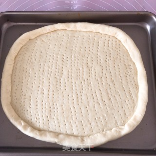 兰花豆火腿披萨的做法步骤：4
