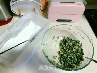 鲜笋菜肉丸????的做法步骤：1
