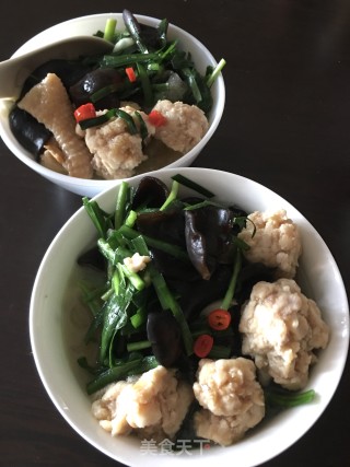 鸡肉丸子酸辣粉的做法步骤：14